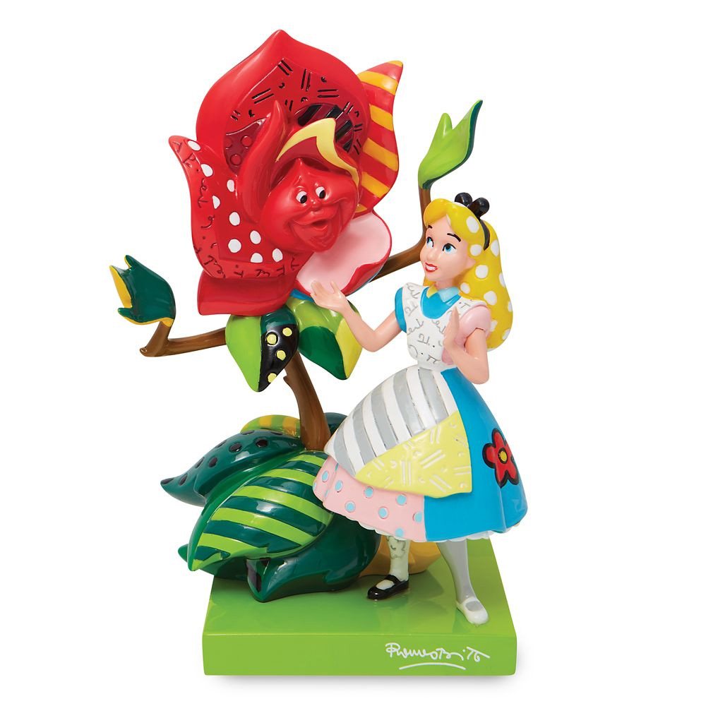 Disney by Romero Britto Alice in Wonderland figurina sa ružom