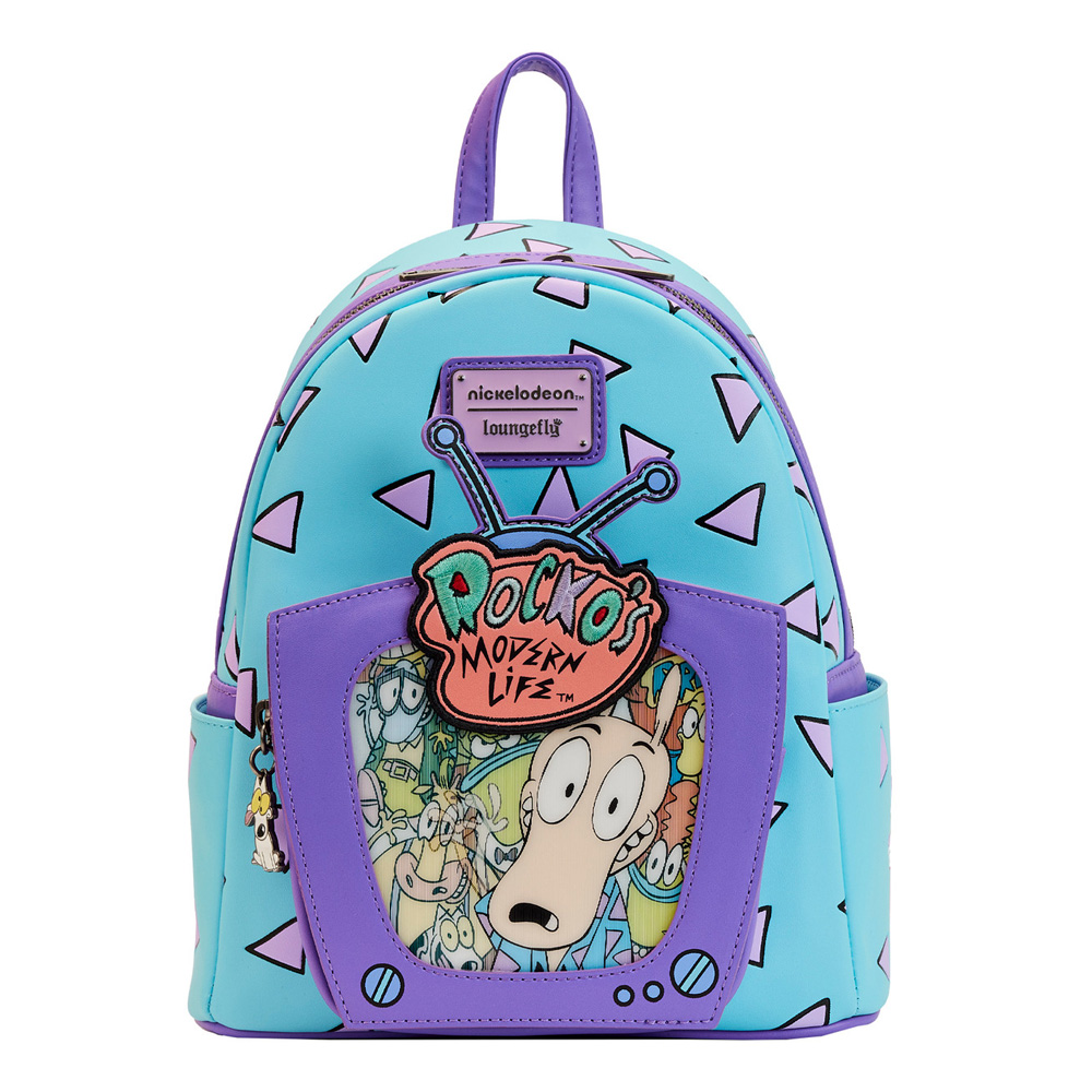 Loungefly Nickelodeon Rocko’s Modern Life lentikularni TV mini ranac NICBK0046