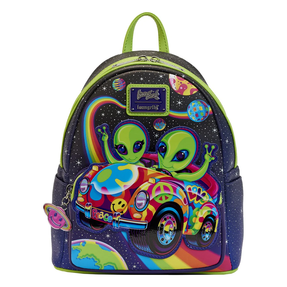 Loungefly Lisa Frank Cosmic Alien Ride LSFBK0004 mini ranac