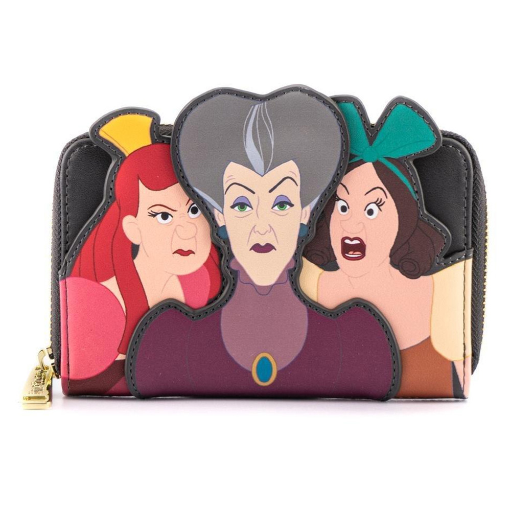 Loungefly Disney Cinderella Villains Scene WDWA1854 zip novčanik