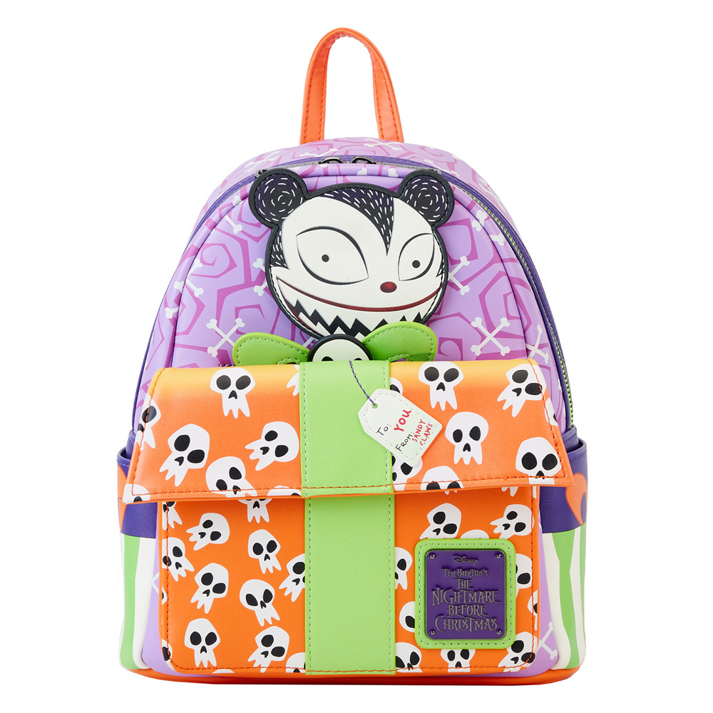 Loungefly Disney The Nightmare Before Christmas Scary Teddy Present mini ranac
