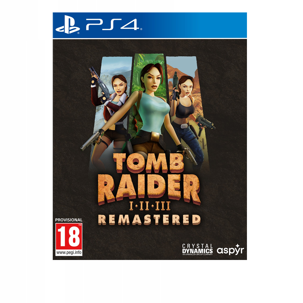 PS4 Tomb Raider I–III Remastered, fizička igra
