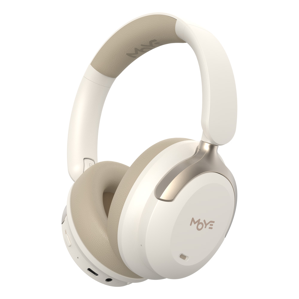 Moye Timbre 2 ANC Bluetooth naglavne slušalice, bež