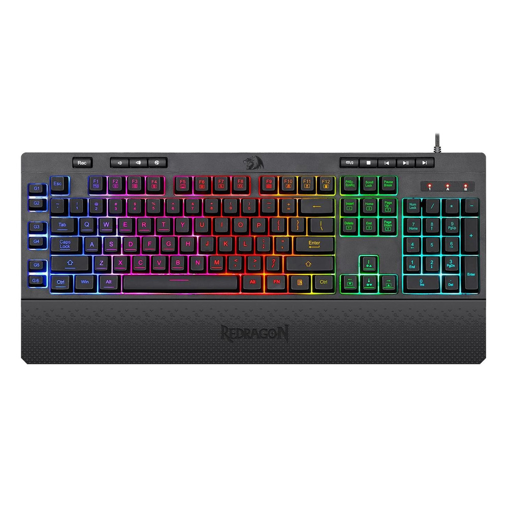 Redragon Shiva K512RGB-1 RGB membranska gejmerska tastatura