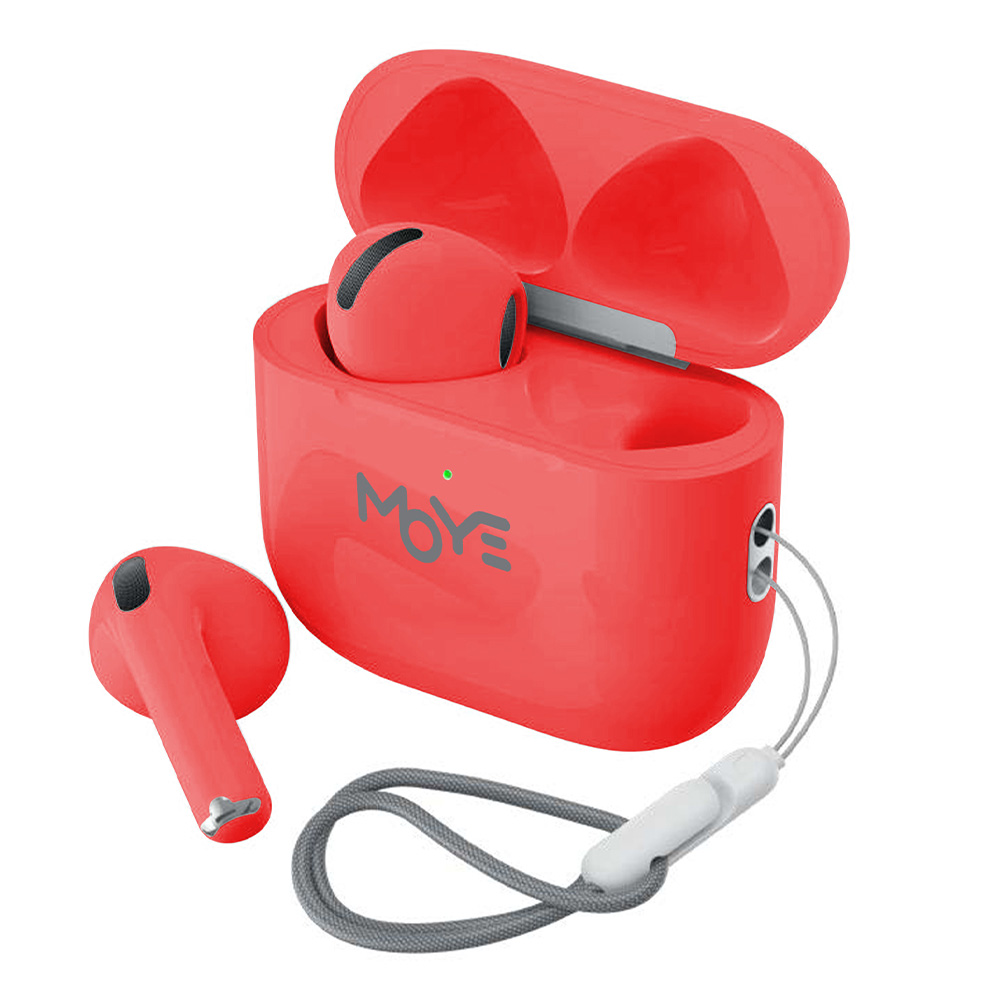 Moye Aurras 3 Lite Red TWS bežične bubice Bluetooth 5.4