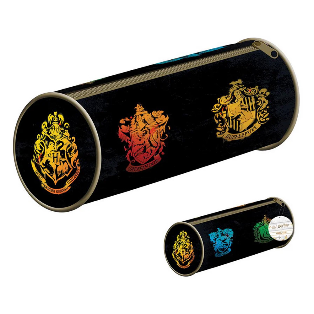 Pyramid International Harry Potter Colorful Crest Dark Barrel Pencil Case