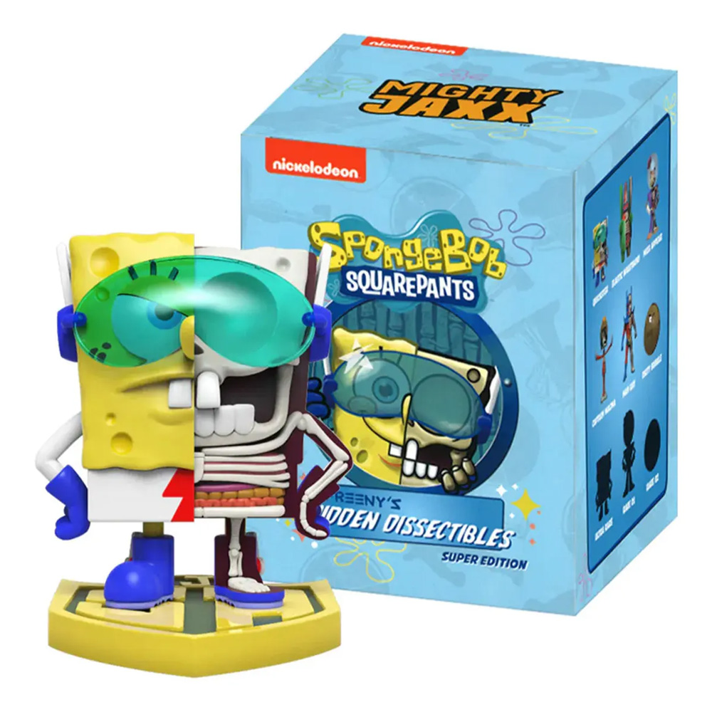 Mighty Jaxx Freeny's Hidden Dissectibles SpongeBob SquarePants Series 04 Super Edition blind box