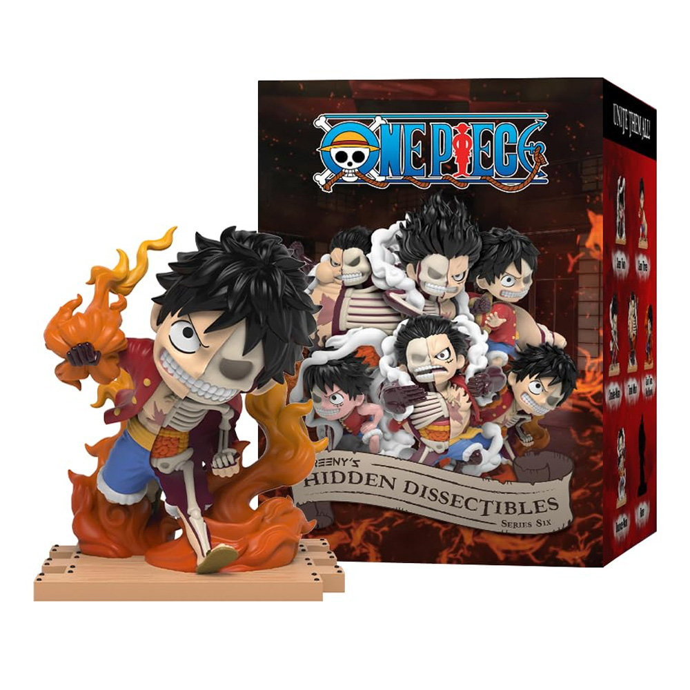 Mighty Jaxx Freeny's Hidden Dissectibles One Piece Luffy's Gears blind box figura 4"