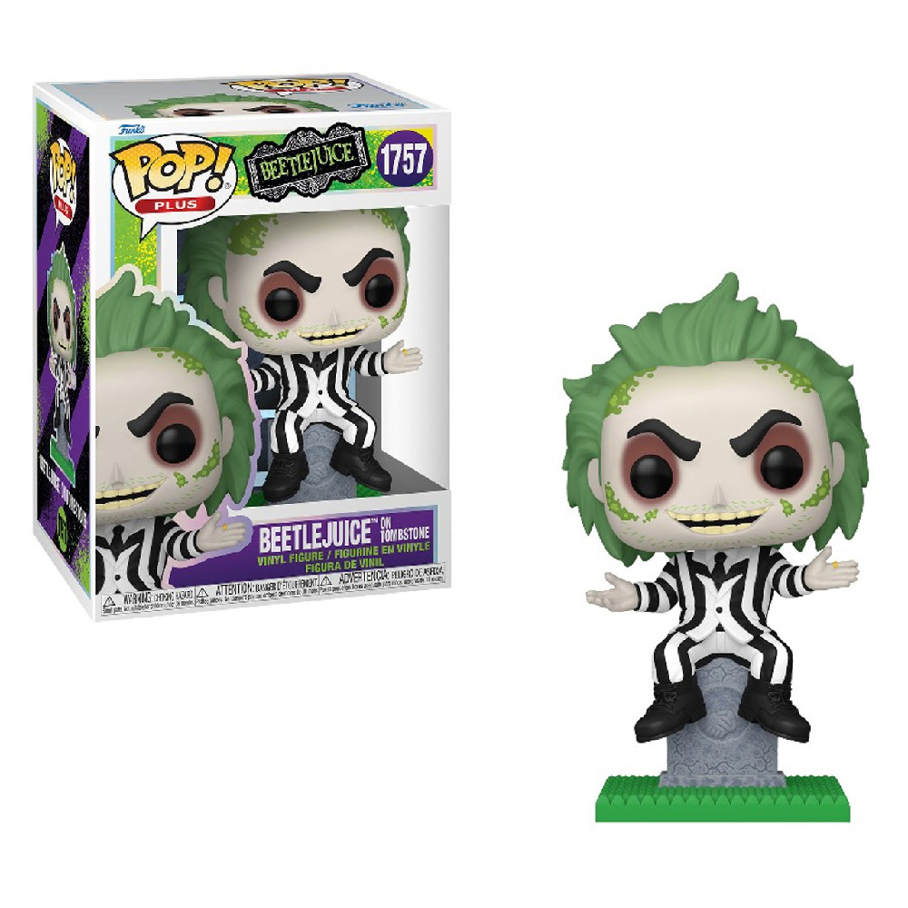 Funko POP! Plus Beetlejuice on Tombstone #1757 vinil figura