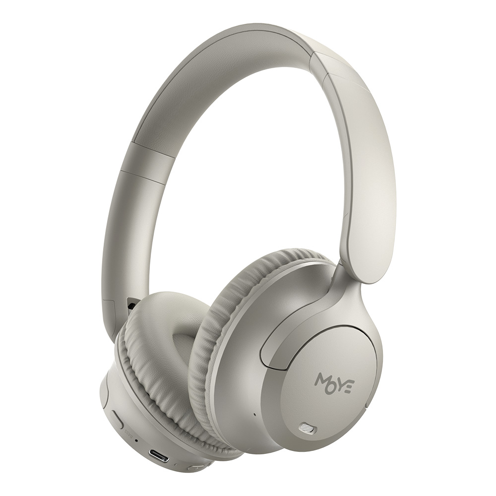 Moye Timbre Lite Bluetooth 5.4 bežične slušalice Golden Beige 53 h