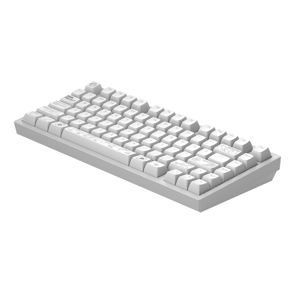 Dark Project ALU81A Terra Nova White ANSI bežična mehanička tastatura