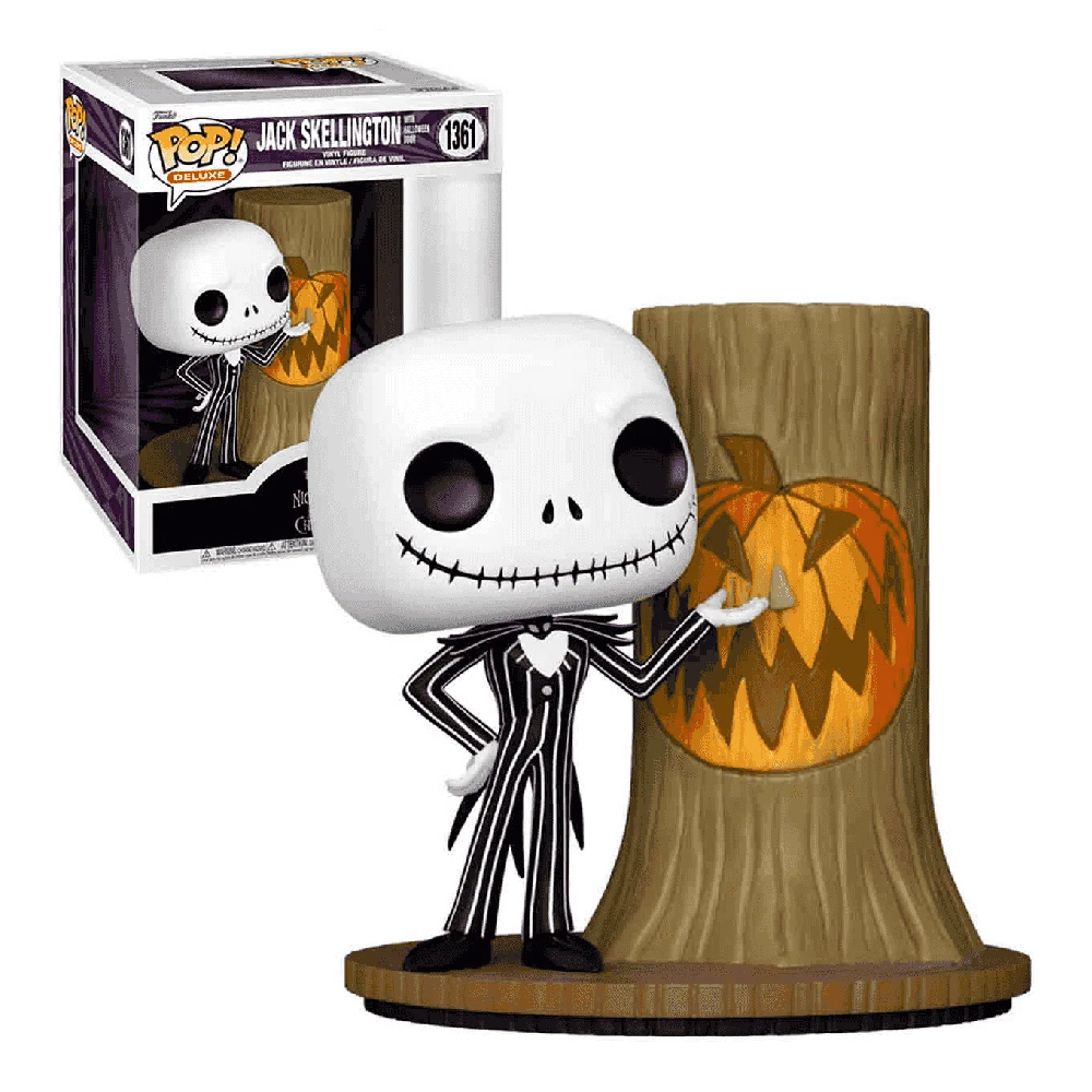Funko POP! Deluxe Jack Skellington #1361 sa Halloween Town vratima