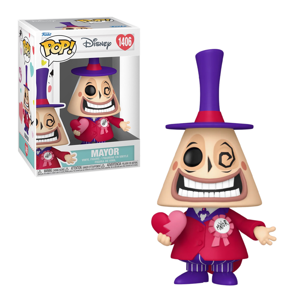 Funko POP! Disney The Nightmare Before Christmas Mayor #1406 Valentine vinil figura