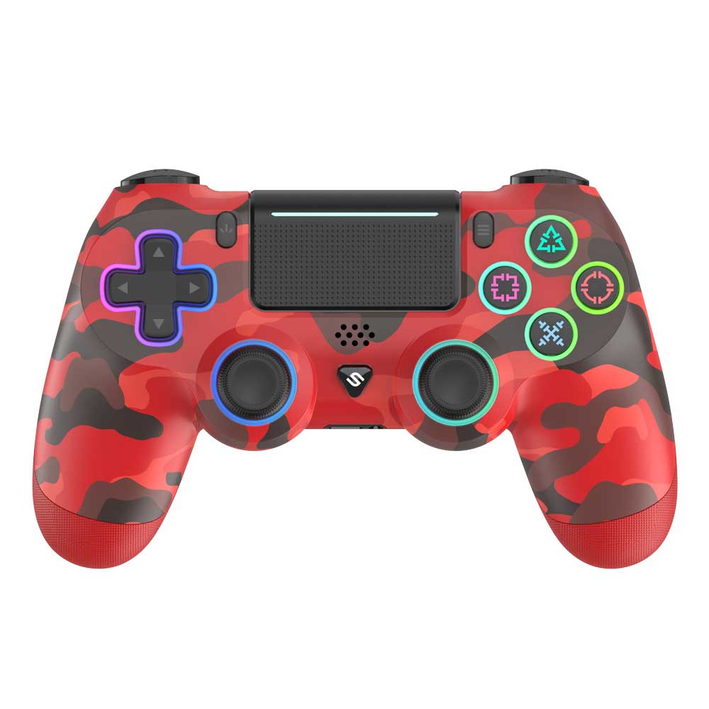 Spawn PlayPro 4 Wireless Controller Red Camo bežični gamepad za PS4/PS3/PC