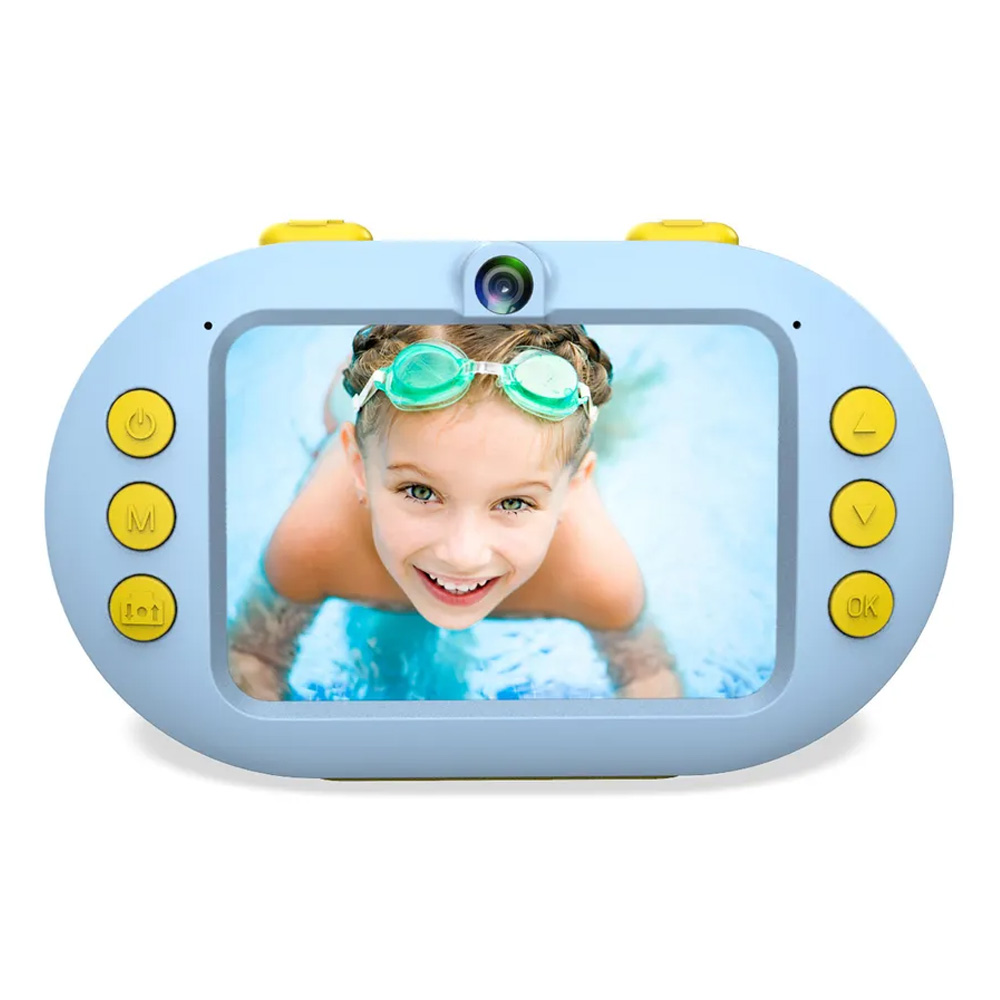 AgfaPhoto Realikids Cam Waterproof plavi dečiji fotoaparat, 2,4 inča