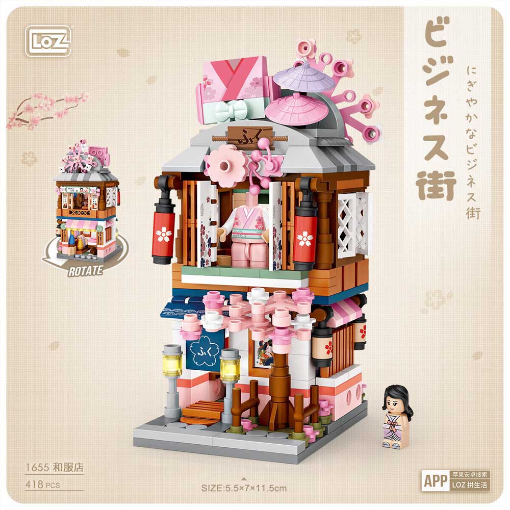 LOZ 1655 Kimono Shop mini konstruktor, 418 delova