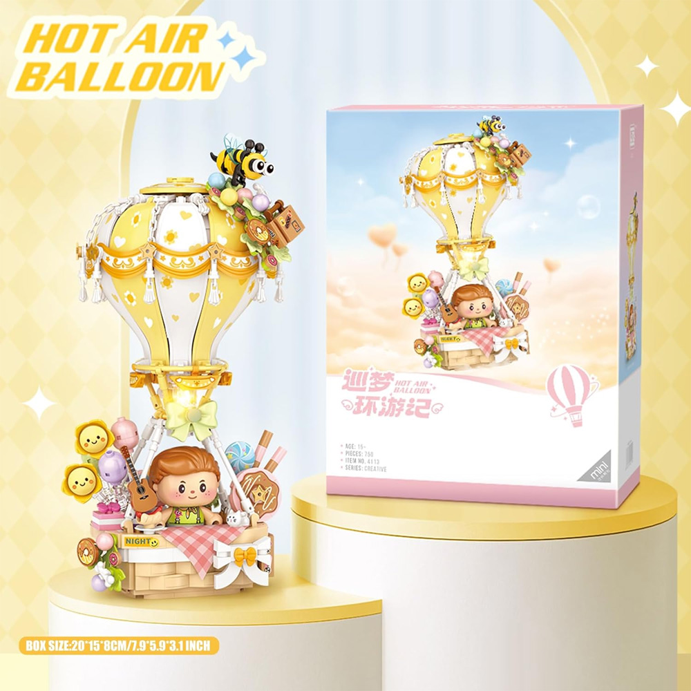 LOZ 4113 Candy Hot Air Balloon mini set 750 delova