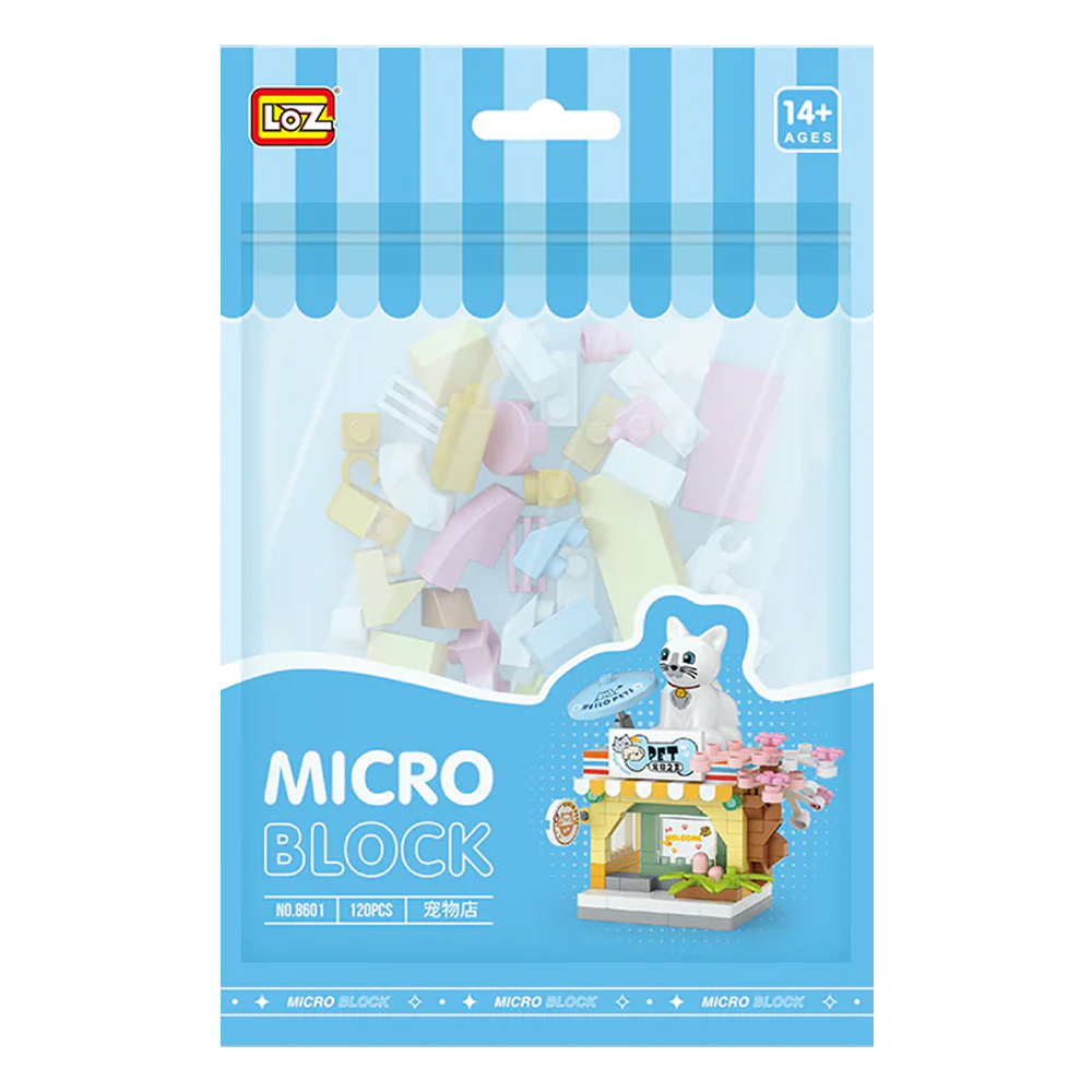 LOZ 8601 Pet Shop mikro blokovi 120 delova