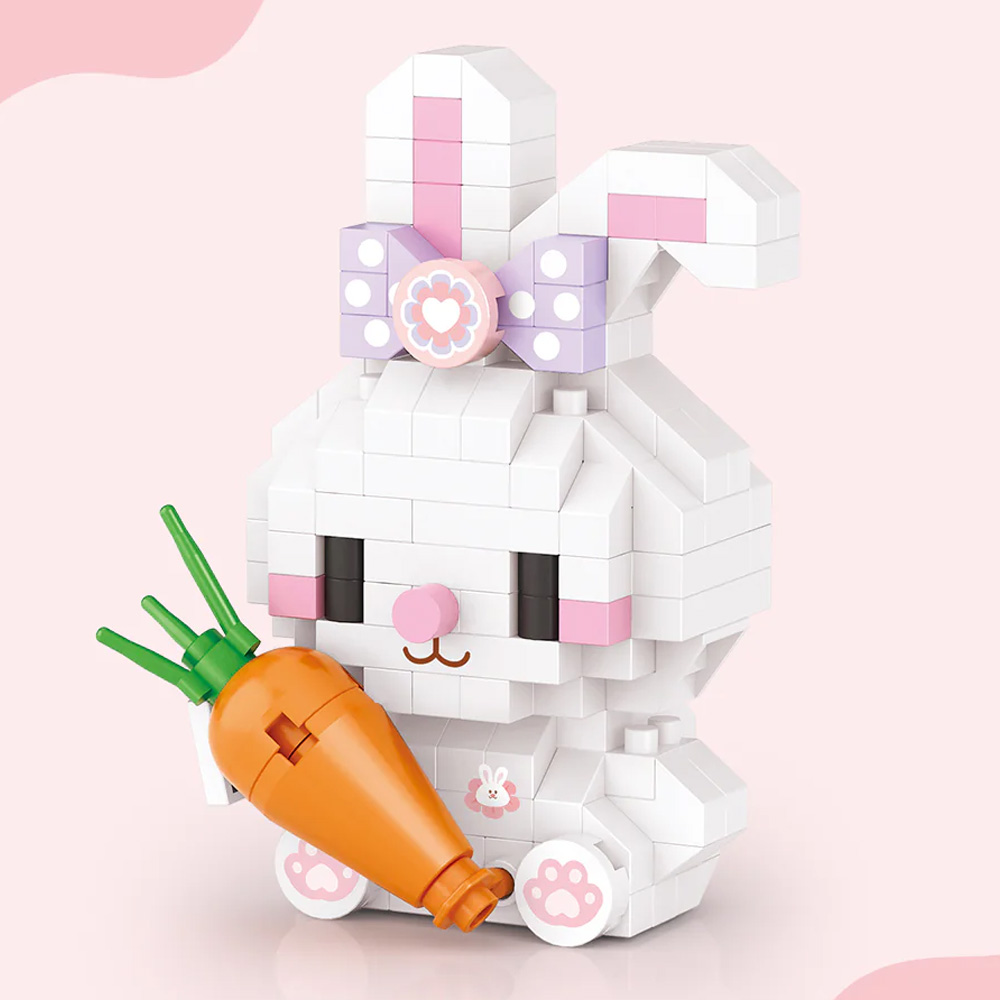 LOZ 8610 Rabbit mini blok zec sa šargarepom 170 delova