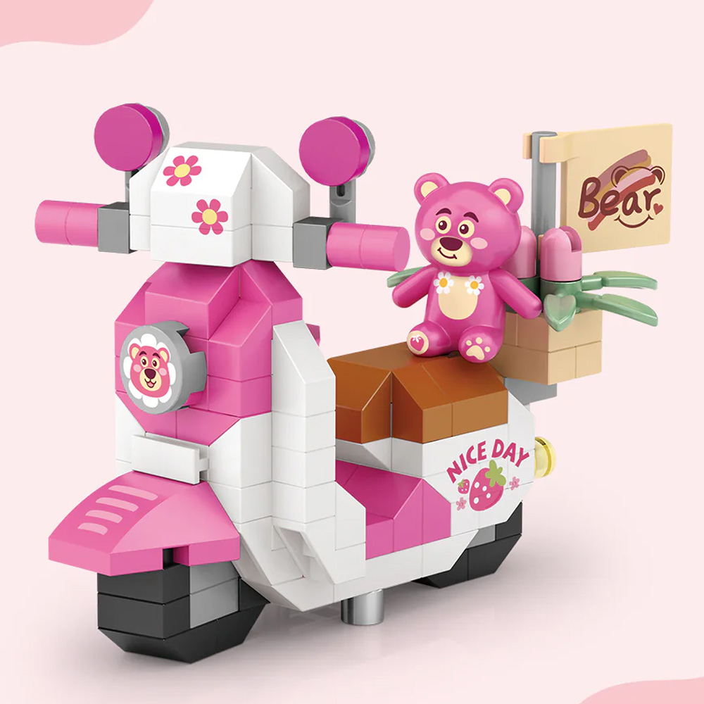 LOZ 8613 Bear Electric Vehicle mikro blokovi 130 delova