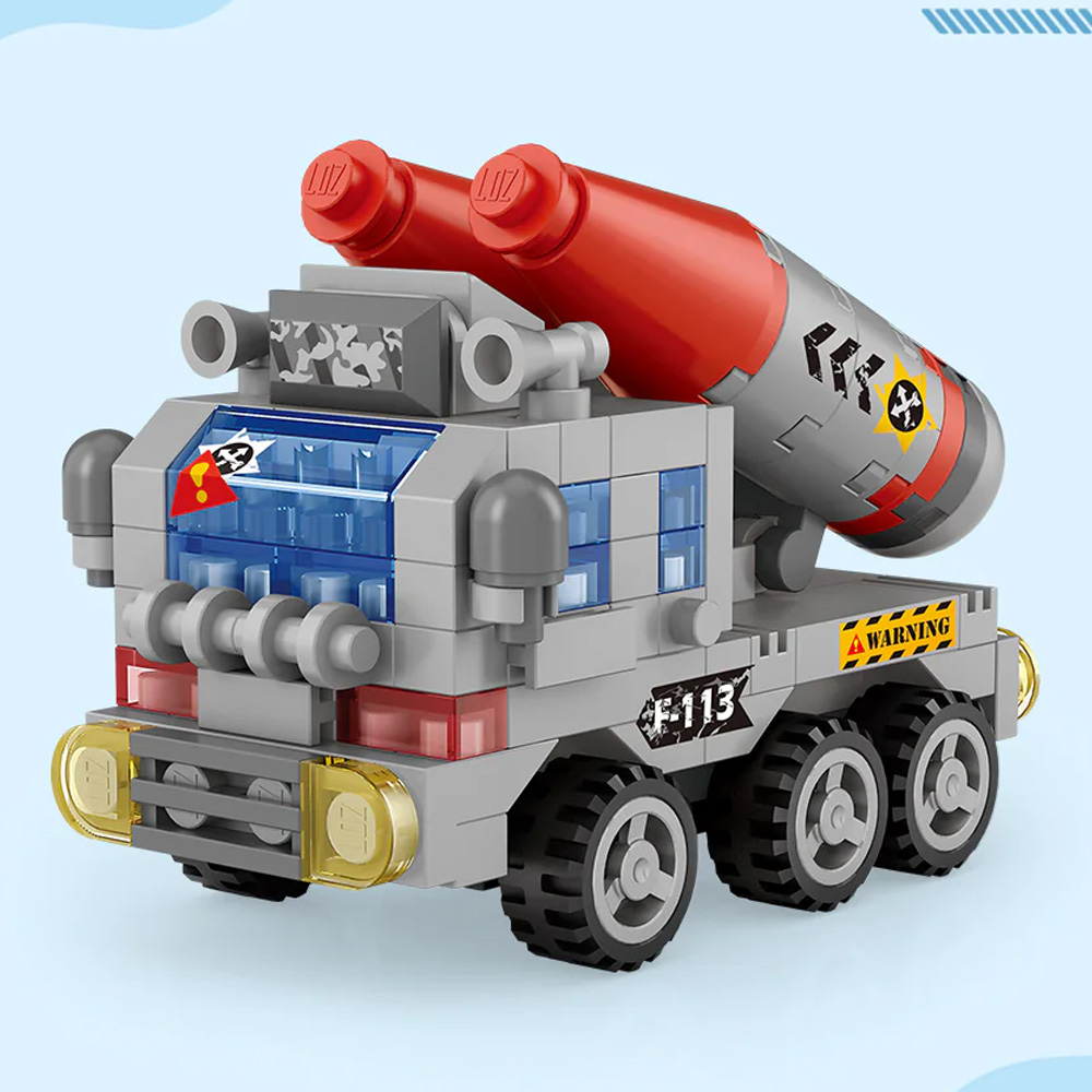 LOZ 8615 Guided Missile Vehicle mini blok vozilo 150 delova