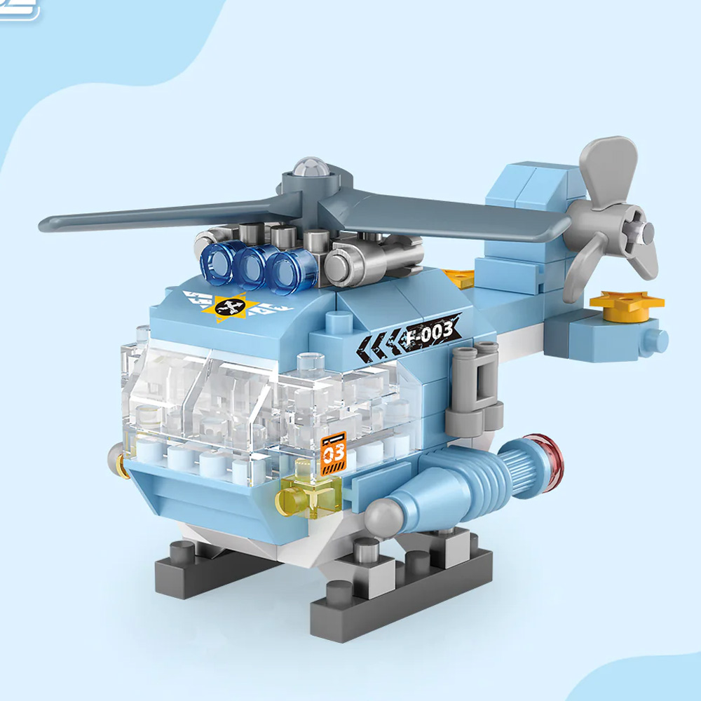 LOZ 8616 Helicopter mikro kocke 150 delova