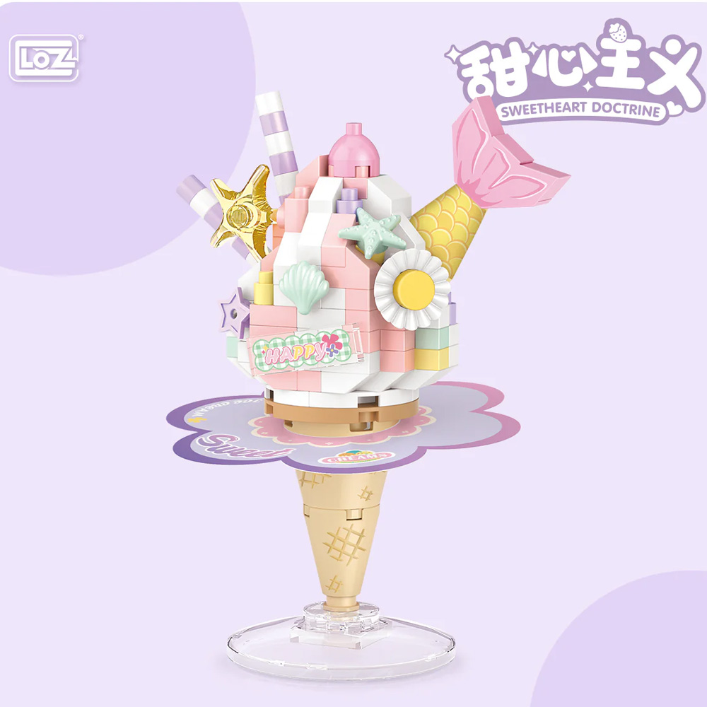 LOZ 8809 Sweetheart Doctrine Ice Cream Cup mikro blokovi 200 delova