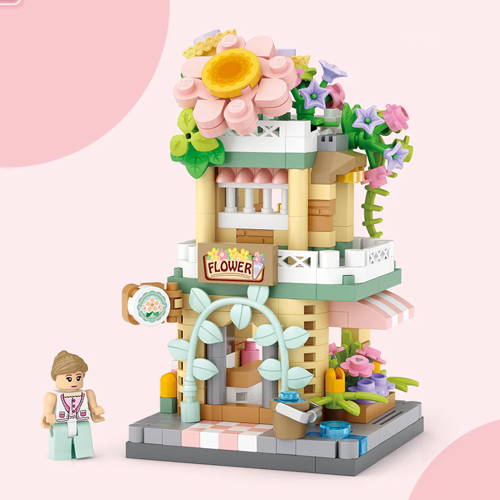 LOZ 8816 Street Mini Flower Shop mikro blokovi 390 delova