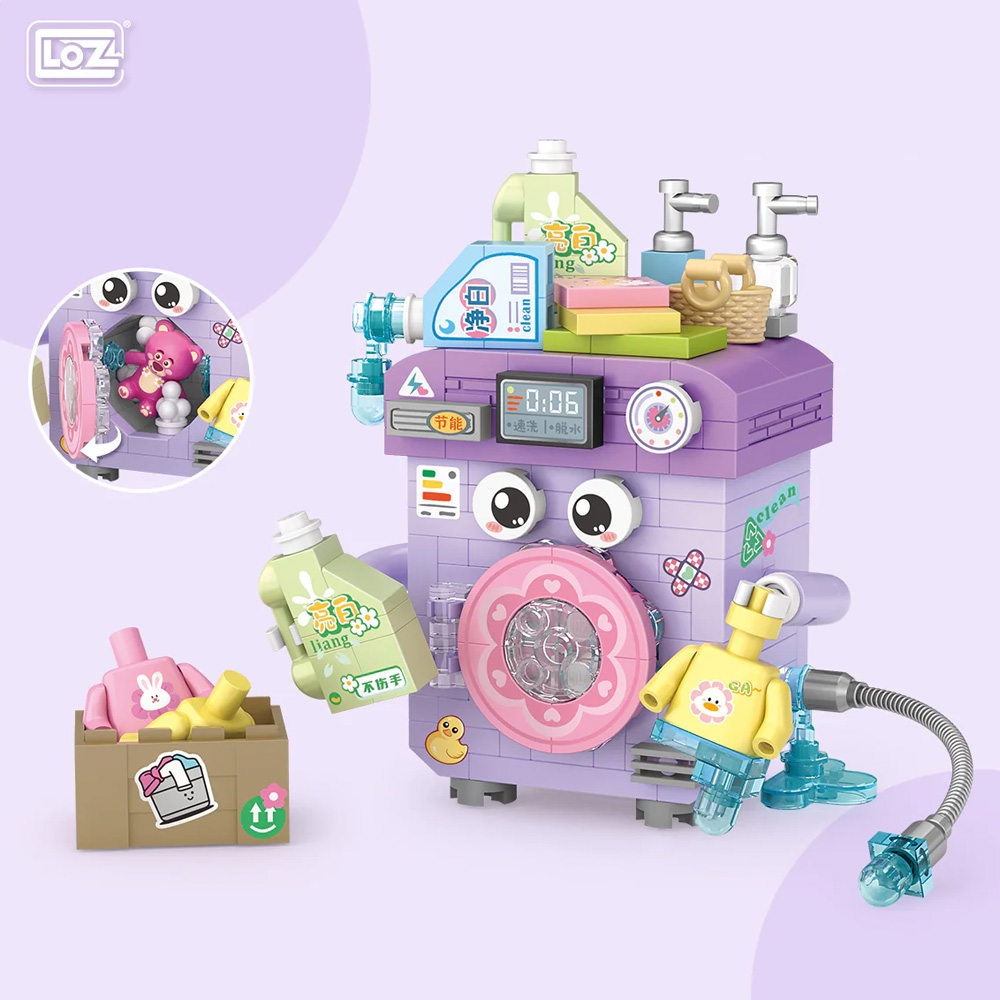 LOZ 8826 Cute Appliance veš mašina mikro blokovi 320 delova