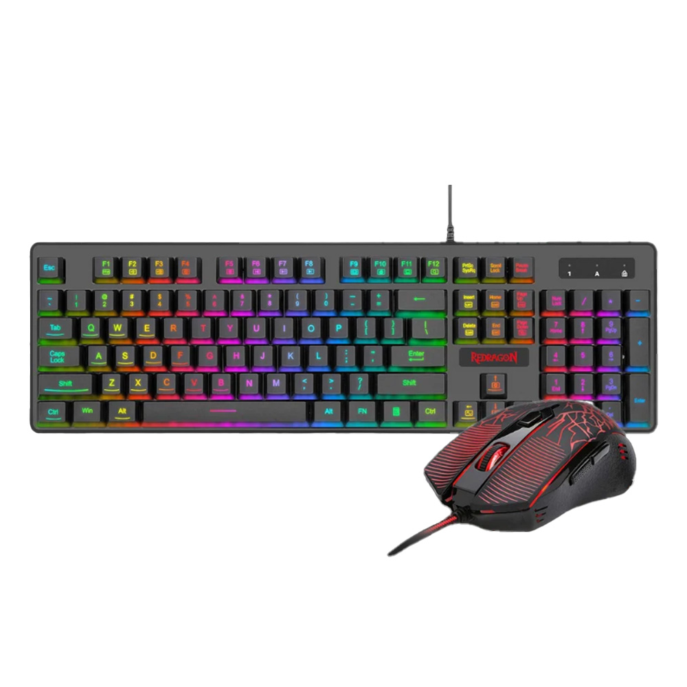 Redragon S107 K512-RGB 2-u-1 gejmerski set tastatura i miš
