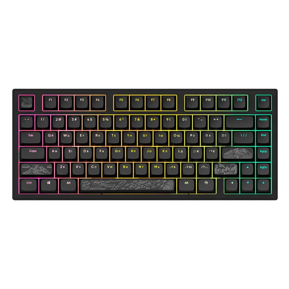 Dark Project ALU81A Terra Nostra Black ANSI/UA mehanička gaming tastatura