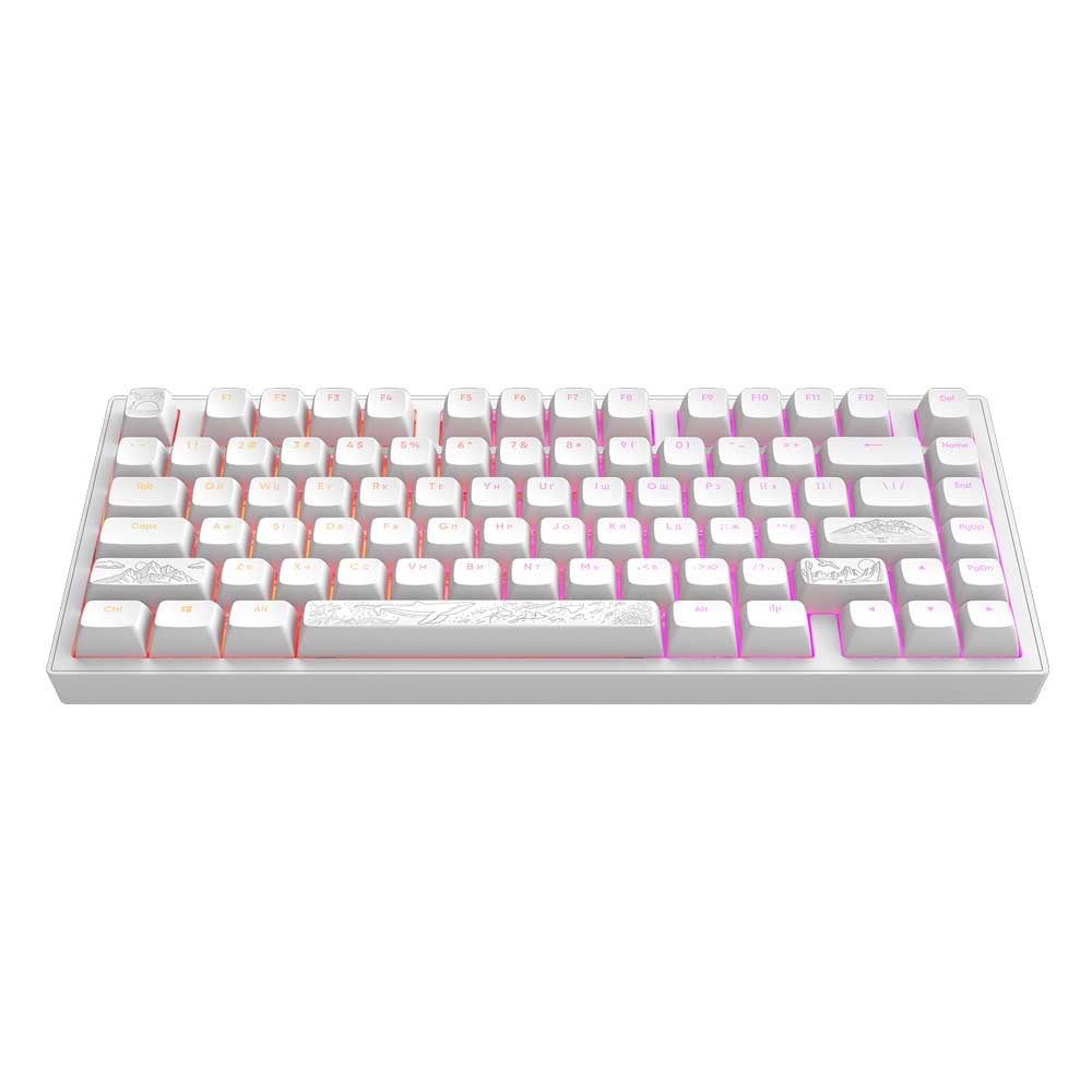 Dark Project ALU Terra Nostra White ANSI/UA mehanička gejmerska tastatura