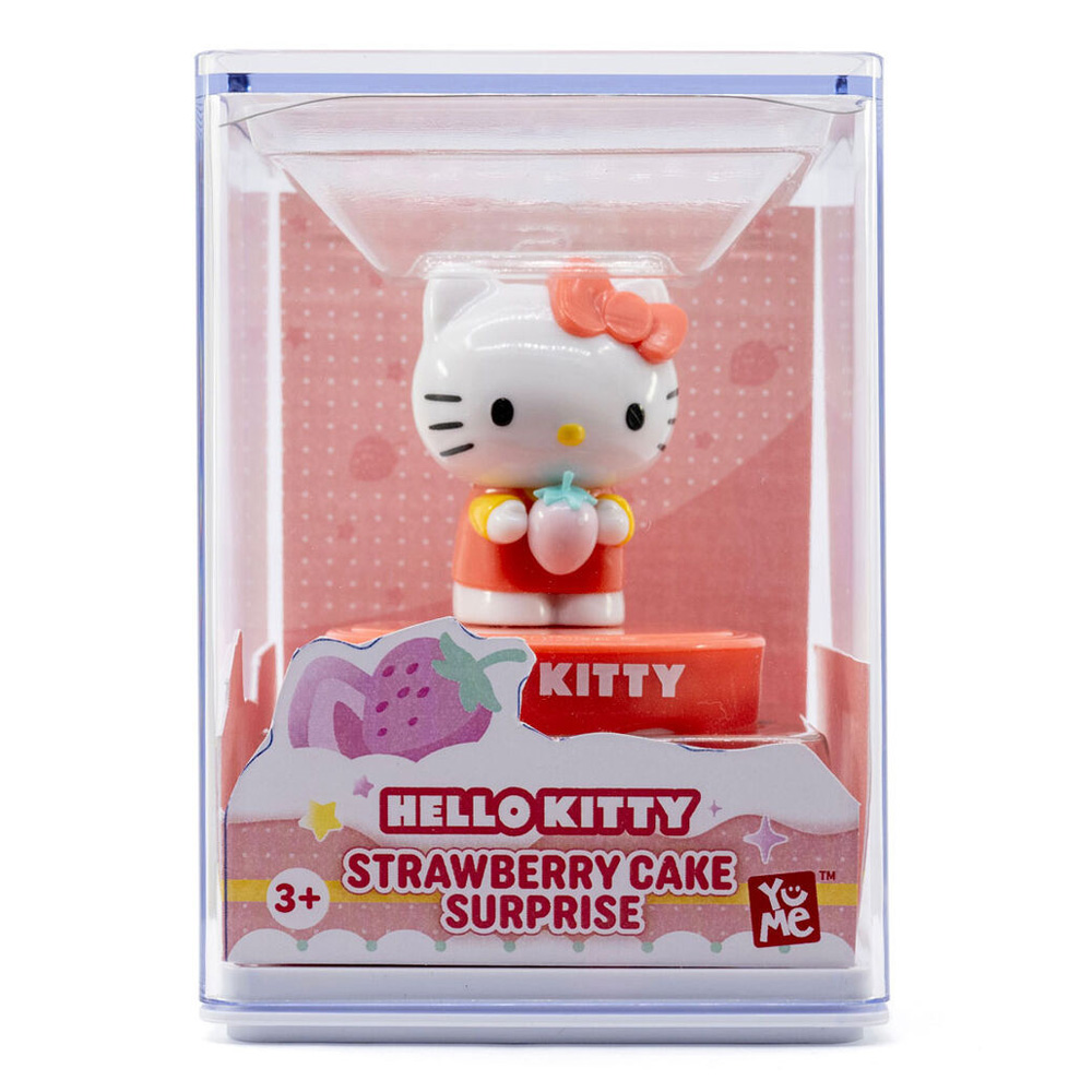 YuMe Hello Kitty Strawberry Cake Surprise kapsula 50th Anniversary