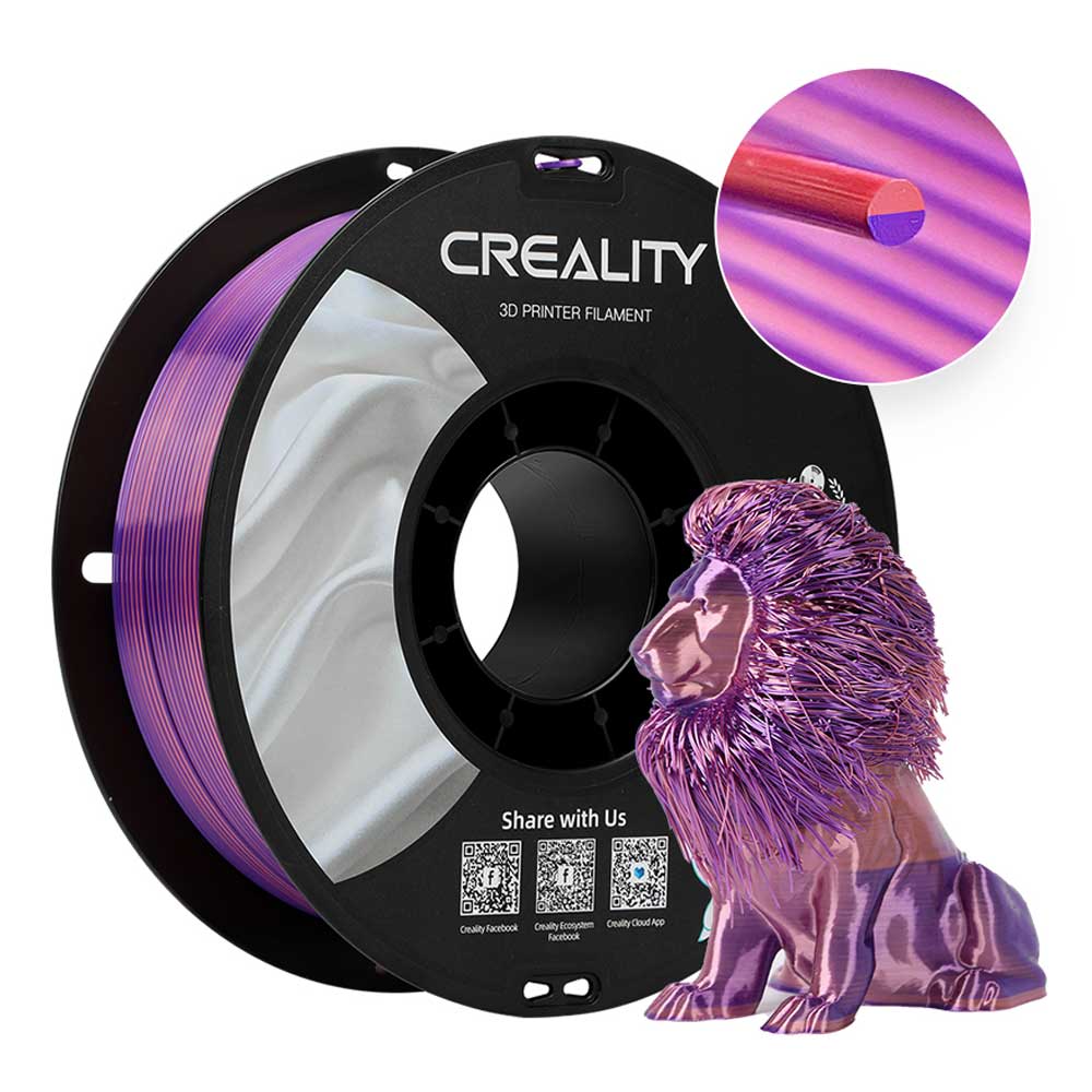 Creality CR-Silk PLA filament Pink-purple 1,75 mm 1 kg