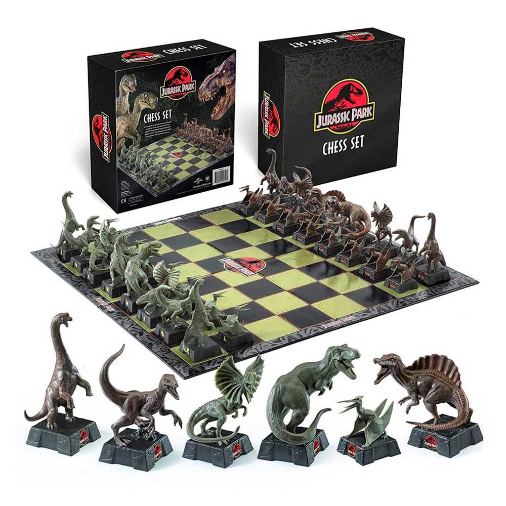 Noble Collection Jurassic Park kolekcionarske šahovske figure