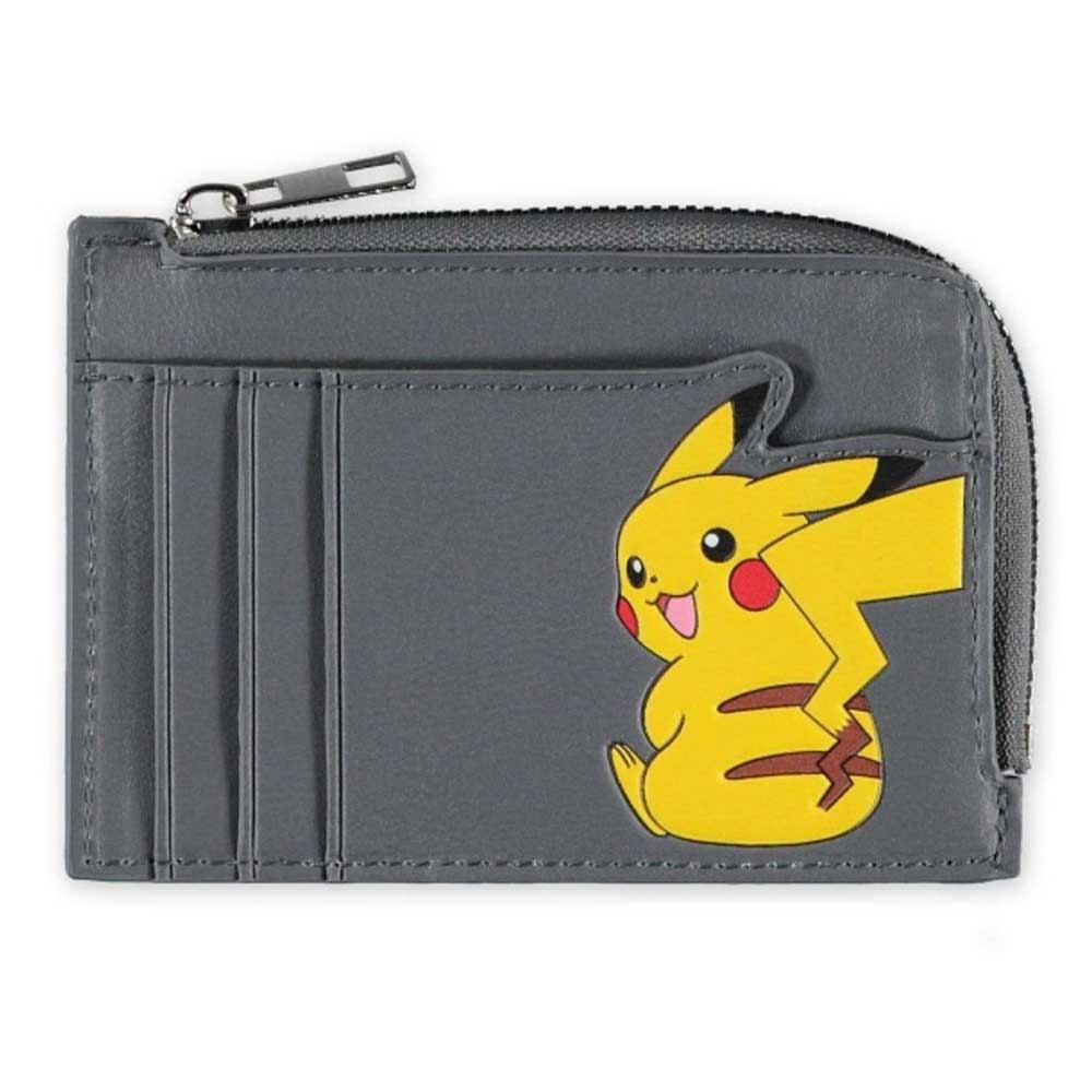 Difuzed Pokémon Pikachu Grey držač kartica sa rajsferšlusom