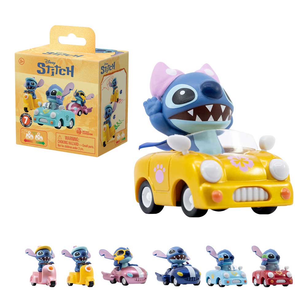 YuMe Disney Stitch Hero Box blind box figura sa vozilom