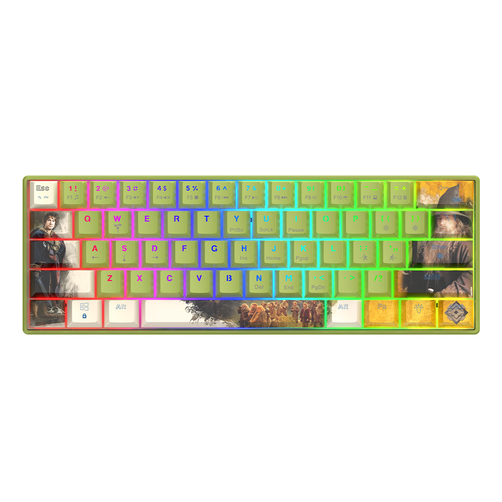 Spawn WB The Hobbit mehanička gejmerska tastatura 60% RGB
