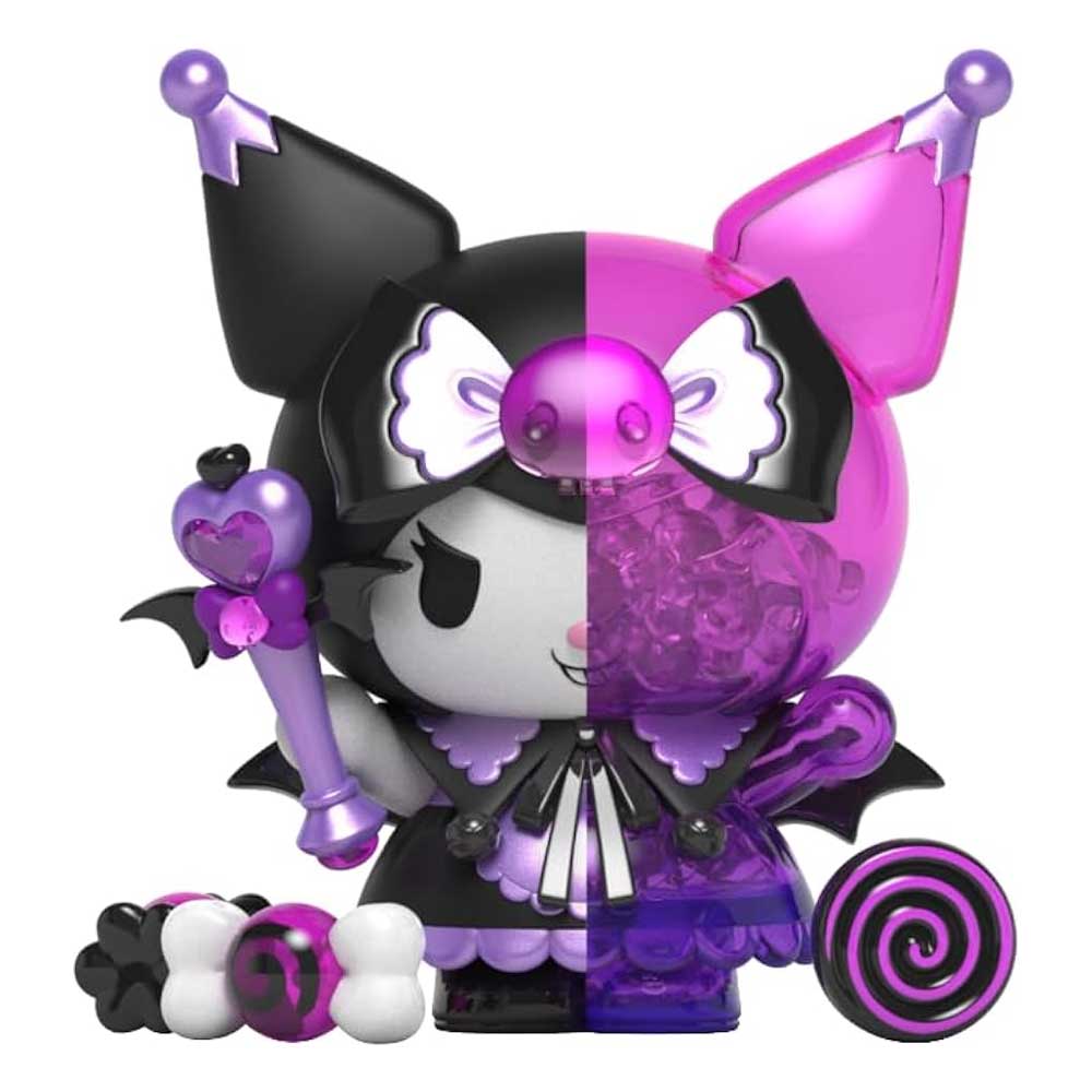 Mighty Jaxx Kandy Sanrio Kuromi Spooky Fun kolekcionarska figura 15 cm