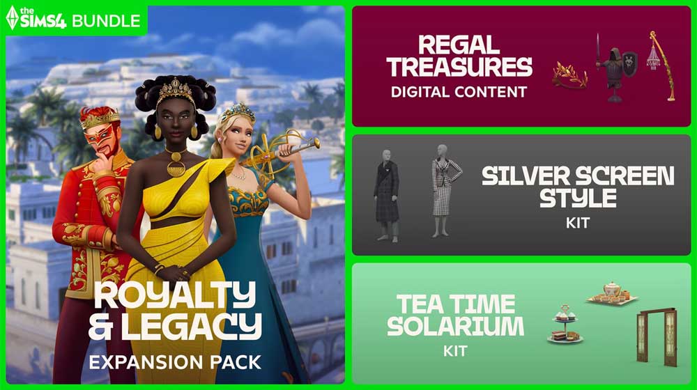 Electronic Arts The Sims 4: Royalty & Legacy (EP21) Code in a Box za PC/Mac