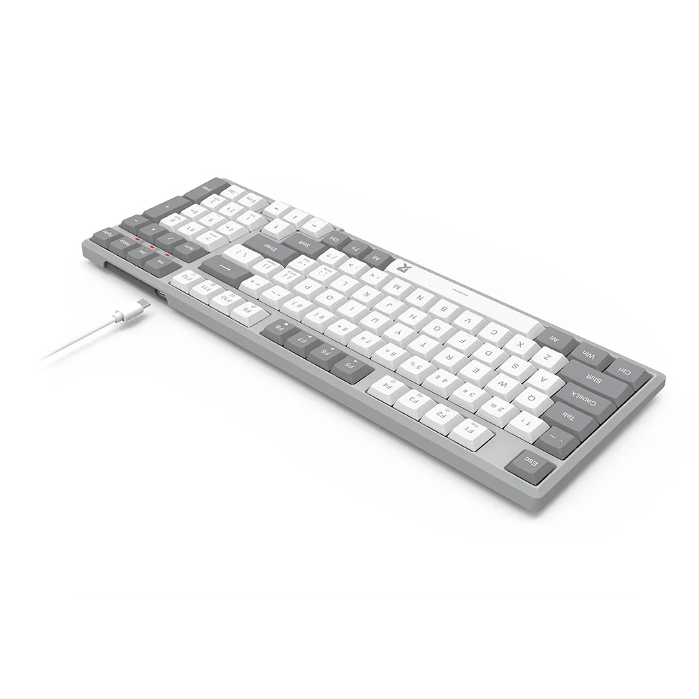Redragon BK-7114WG bežična tastatura 98 tastera, scissor, bela/siva