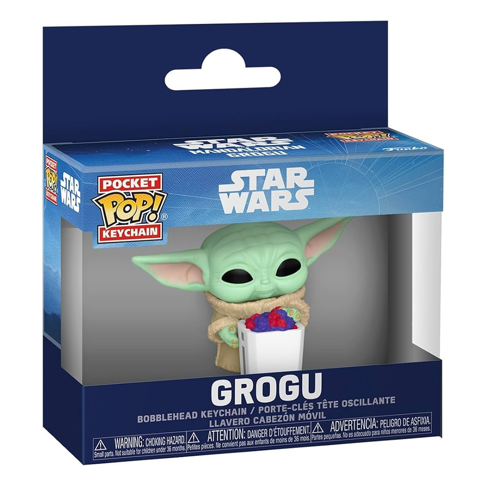 Funko Pocket Pop! privezak Grogu sa kokicama 90454 – Star Wars