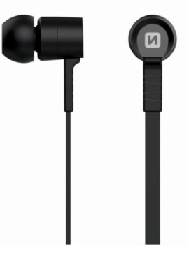 Swissten Rainbow YS-D2 crne žične in-ear slušalice sa mikrofonom