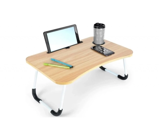 Vilde 568018 sklopivi sto za laptop i doručak 60 × 40 cm