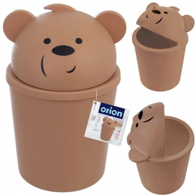 Vilde 731327B Tedi Meda mini kanta sa poklopcem 1,5 l braon