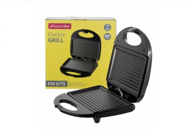 Kamille KM6715 električni kontaktni gril 800 W