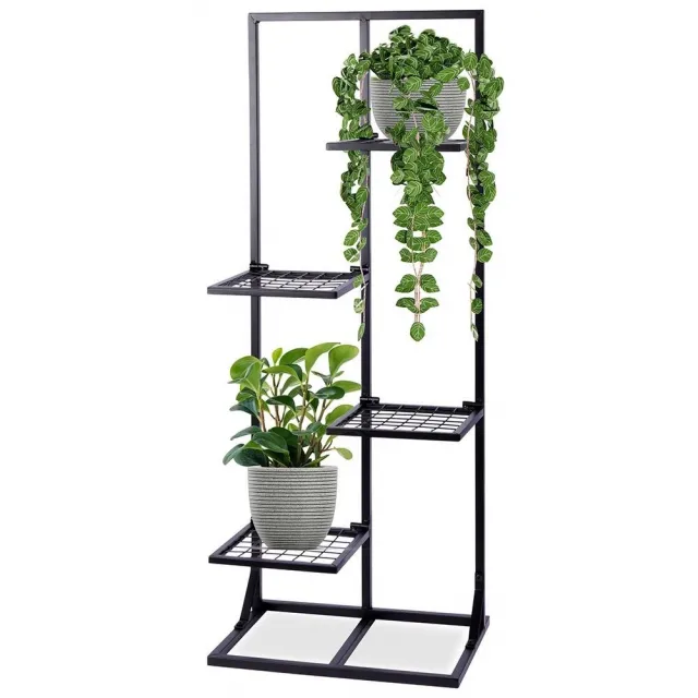Vilde 569621 metalni stalak za cveće sa 4 nivoa, 102 cm