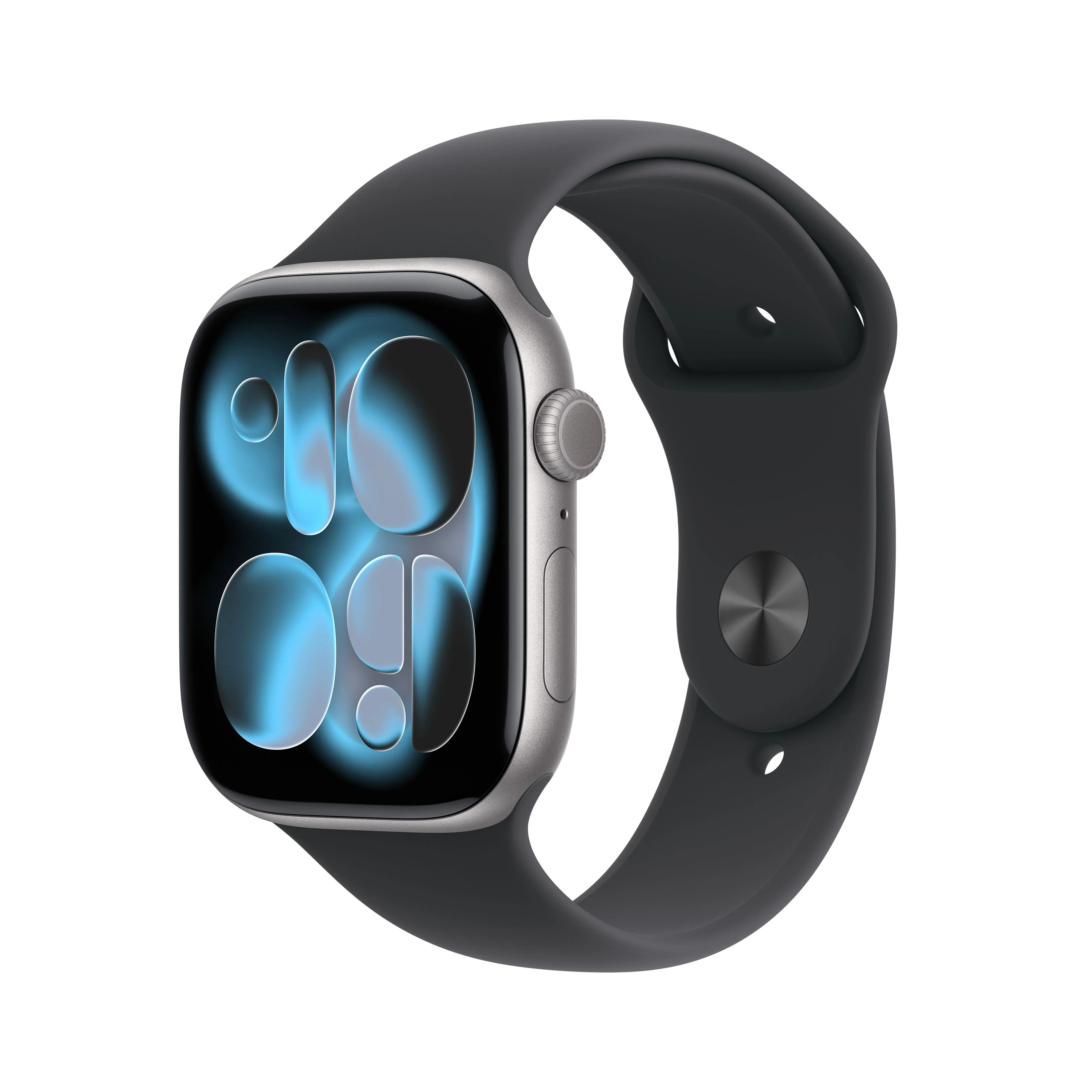 Apple Watch Series 11 GPS 46 mm, Space Gray, crna Sport narukvica S/M