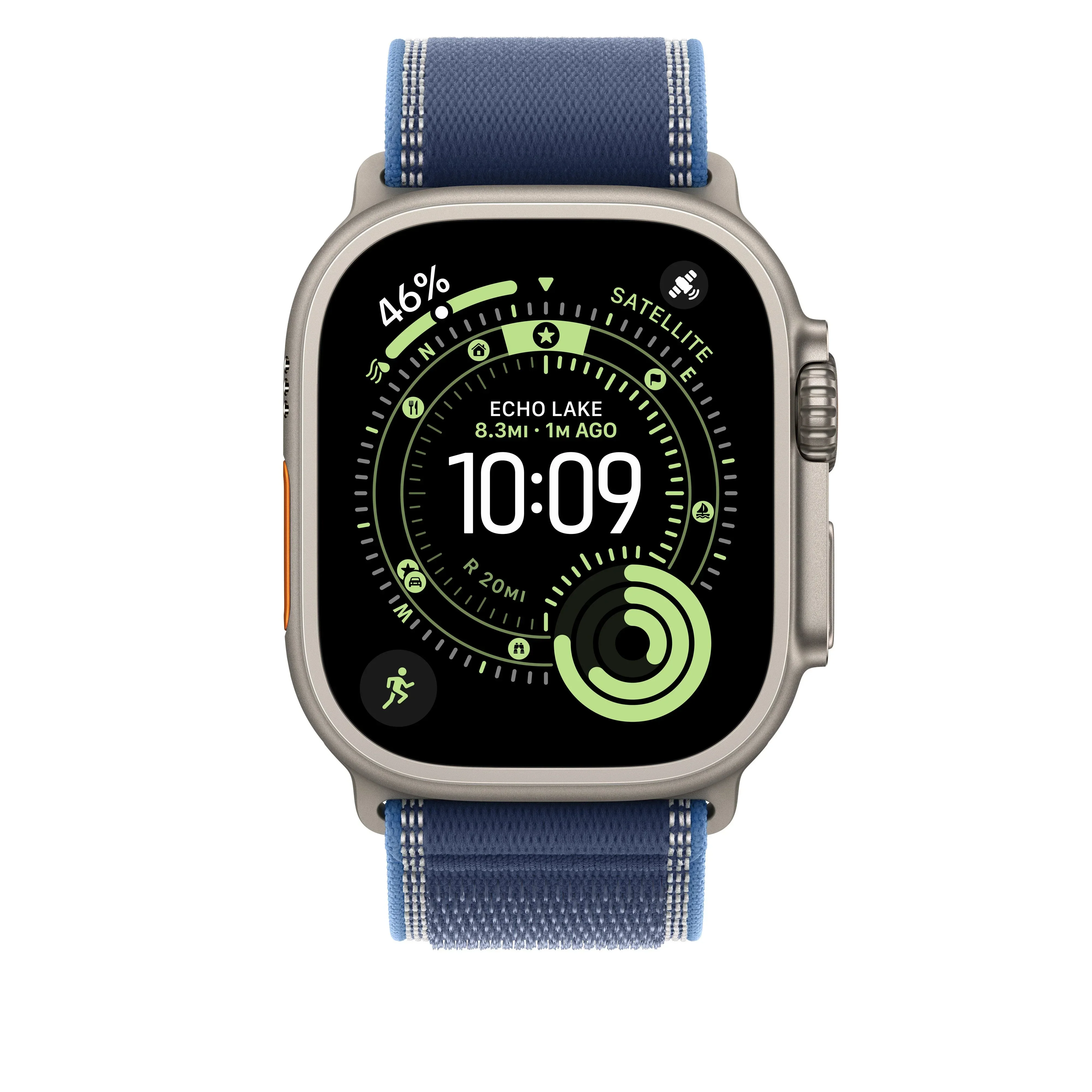 Apple Watch Ultra 3 GPS + Cellular 49 mm sa plavom Trail Loop narukvicom M/L
