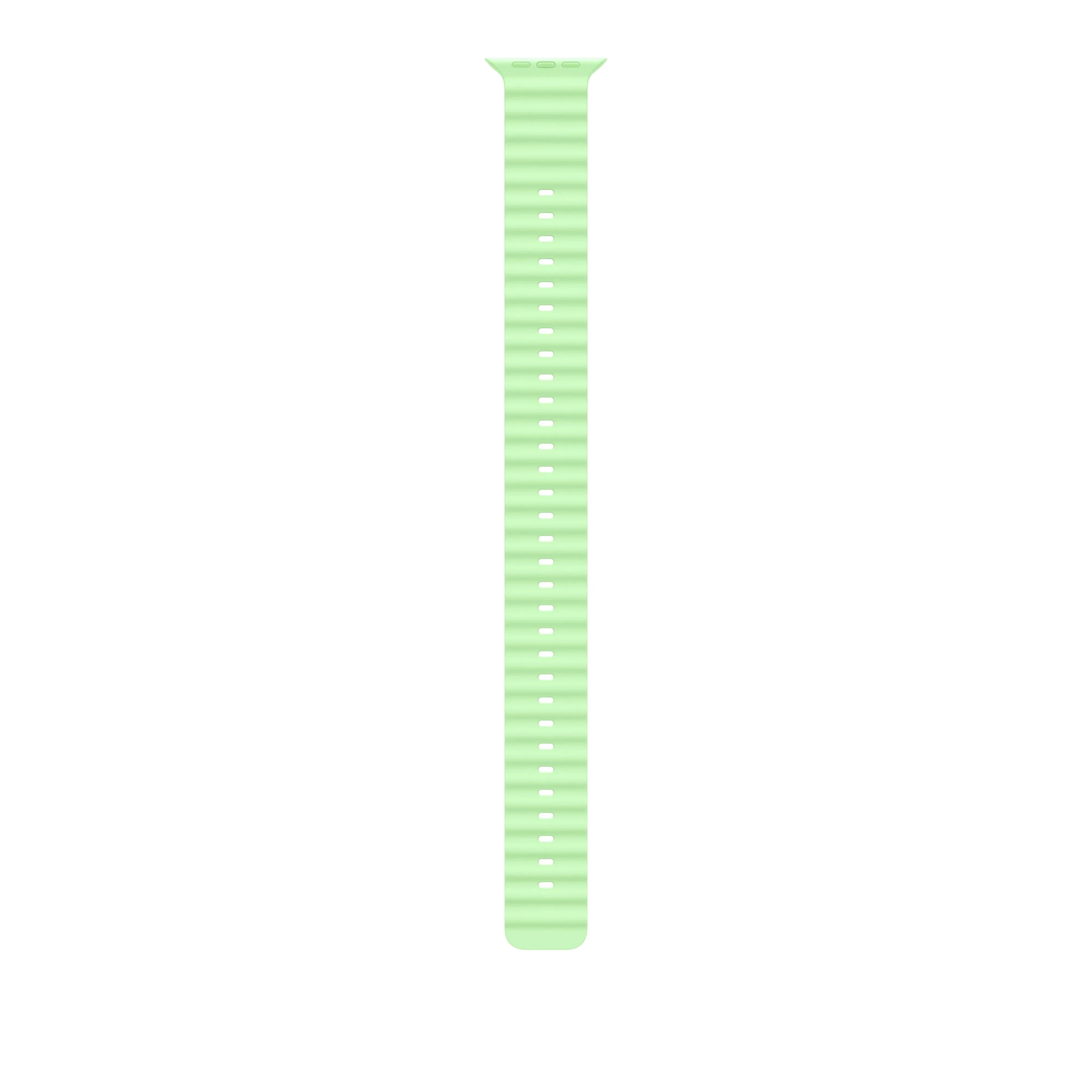 Apple Ocean Band Extension 49 mm Neon Green sa crnim titanijumskim završetkom